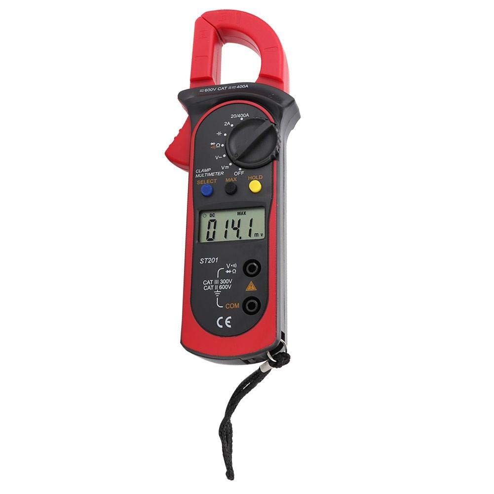 Oumefar Automatic Digital Clamp Meter Current Multimeter DC AC Blue,Red