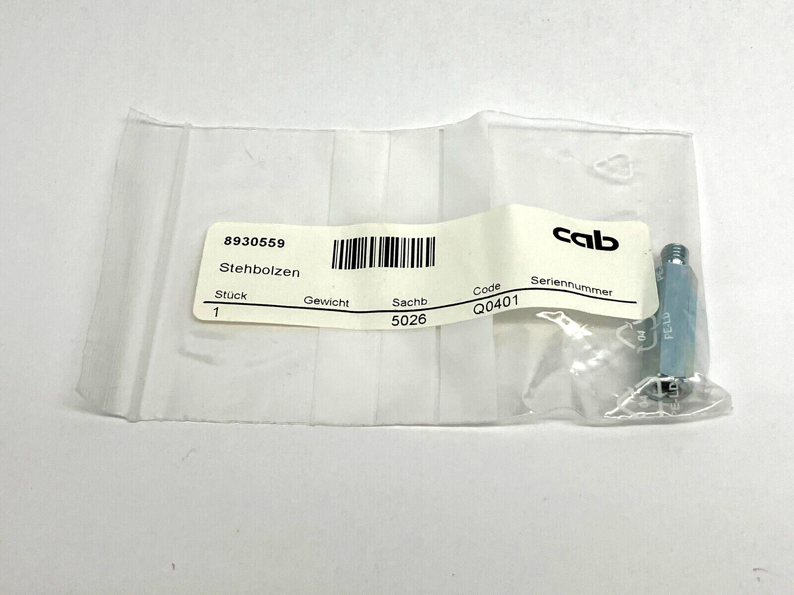 CAB 8930559 Stud Bolt for Maestro 2/2M PCB Separator