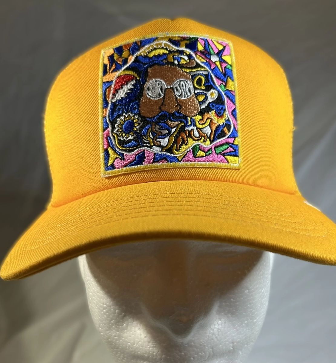 Grateful Dead "Groovy Modern Jerry" Cotton Foam Trucker - Gold