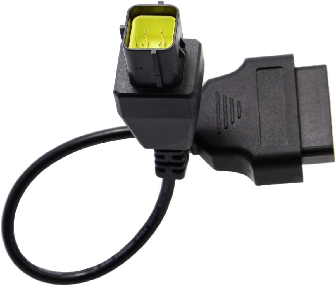 16 Pin 6 OBD2 OBDII Motorcycle Diagnostic Cable For Husqvarna 6Pin
