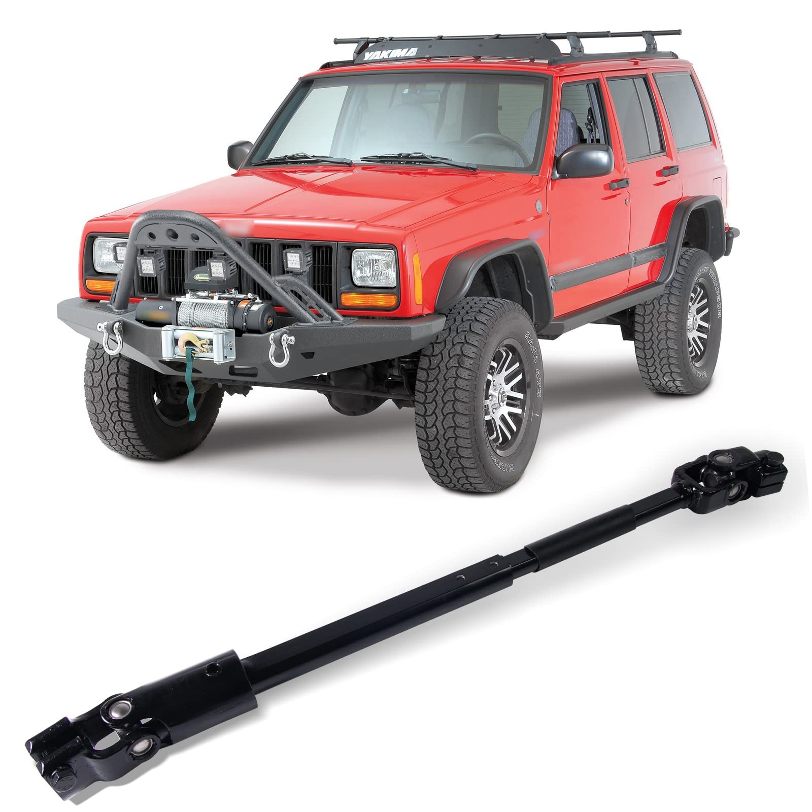 Aumtoni Lower Power Steering Shaft Jeep Cherokee Comanche Wagoneer 1984-1994