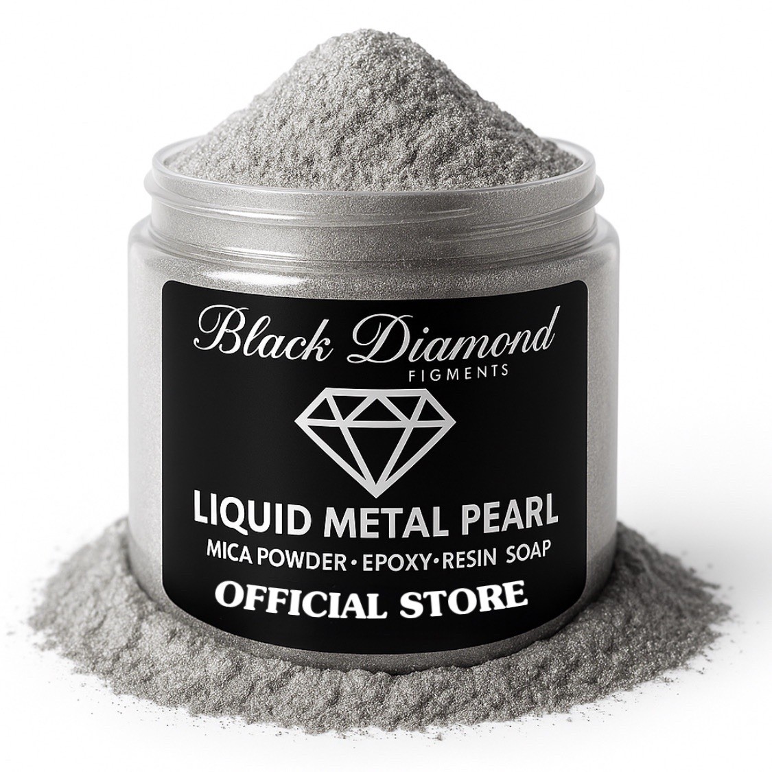 Black Diamond Pigments® | Liquid Metal Pearl is a premium professional pigment
