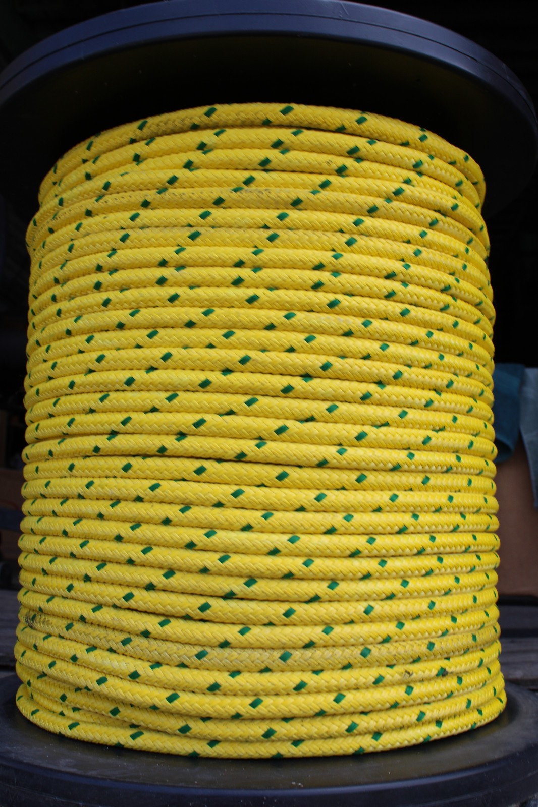 YALE 7/16" x 75' Coated Polyester Utility Winch Line, Bull Rope, Rigging Line