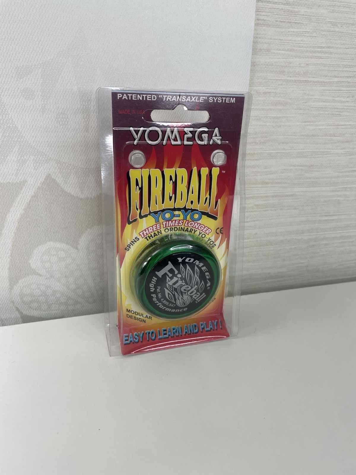 Vintage Yomega Yo-Yo Corp MADE IN USA Fireball High Performance Yo-Yo Green New