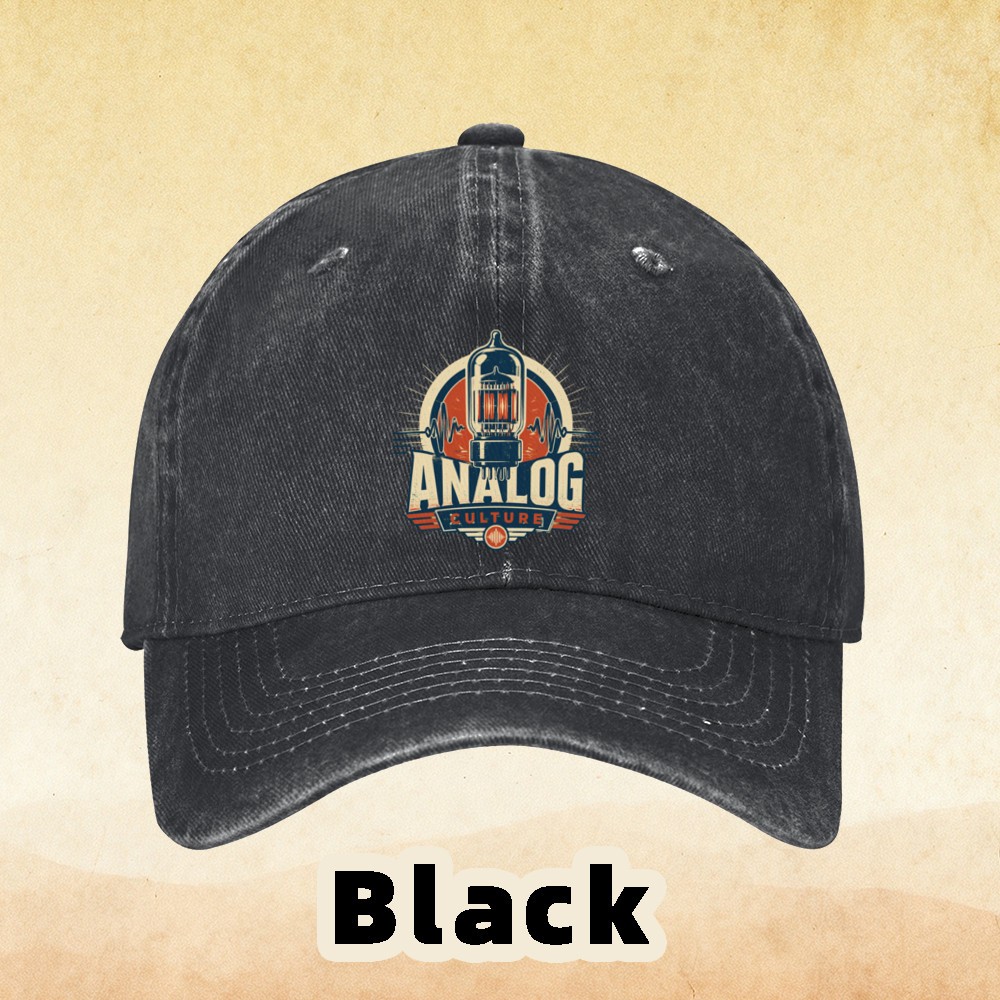 Analog Culture Baseball Cap Retro Audio Waveform Dad Hat
