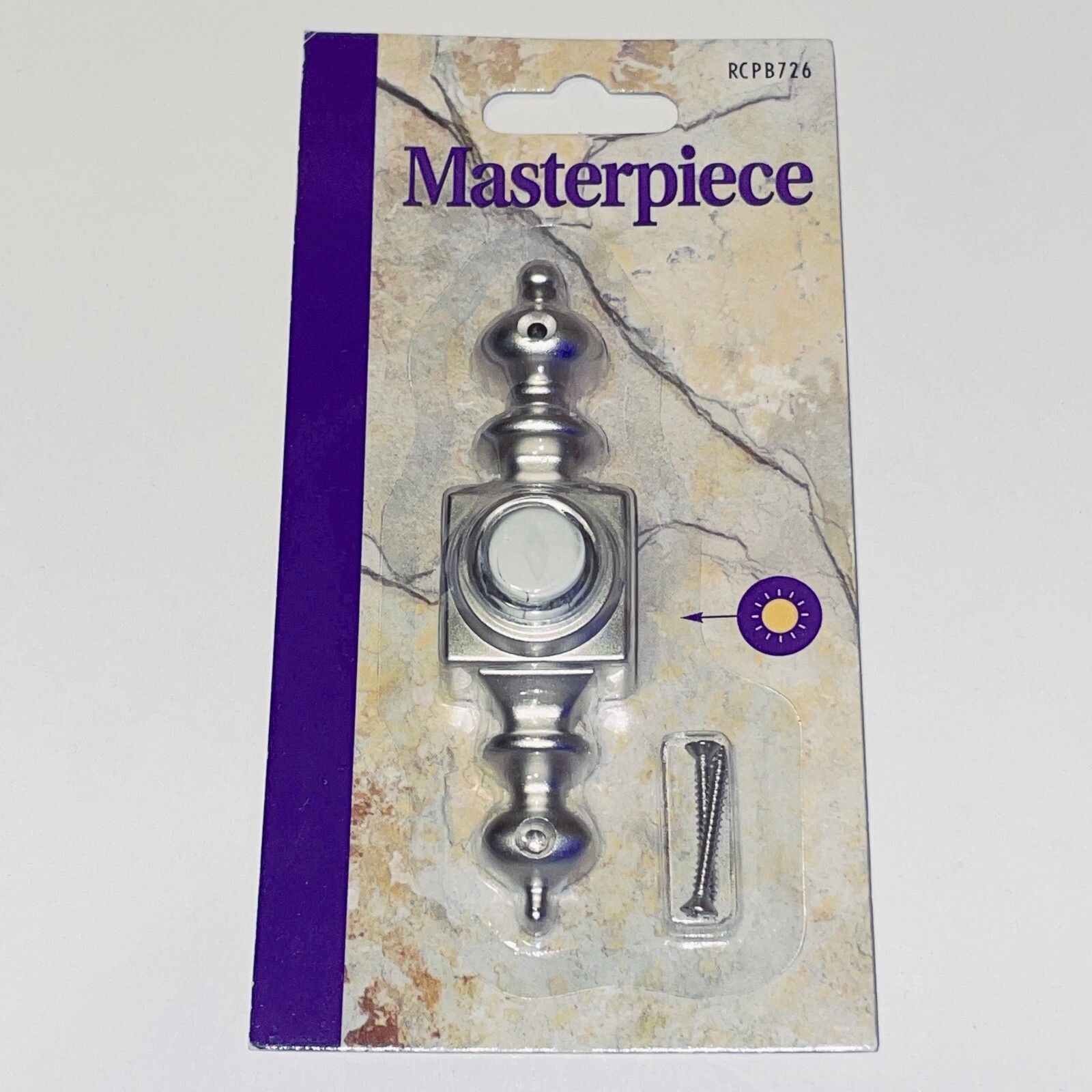 NuTone Broan RCPB726 Satin Nickel "Masterpiece" Lighted Door Chime Doorbell