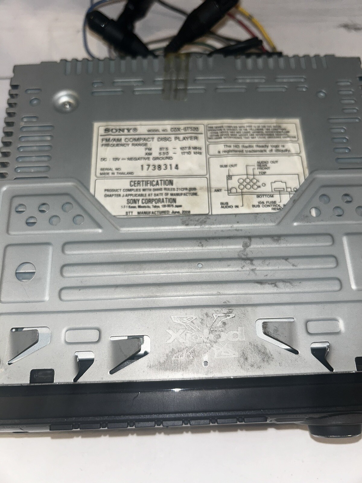 Sony CDX GT520