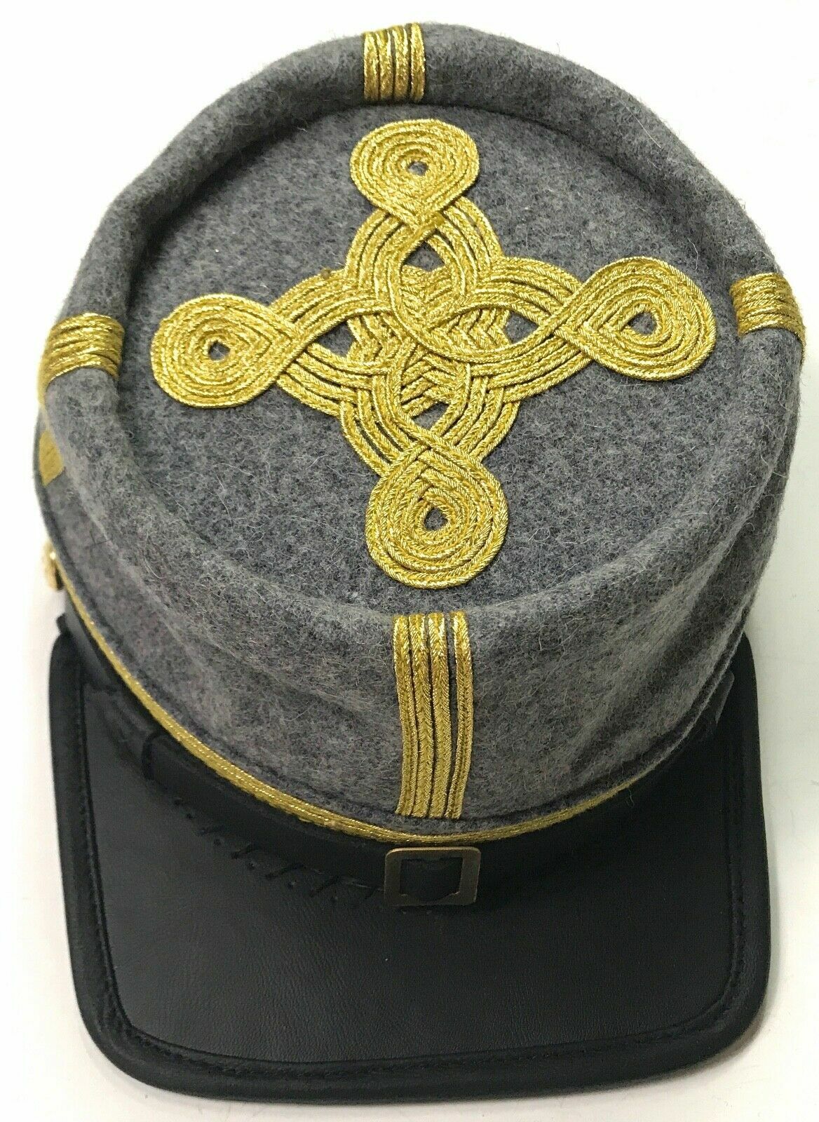 CIVIL WAR CONFEDERATE CSA GENERAL INFANTRY OFFICER KEPI FORAGE HAT-ALL SIZES!!