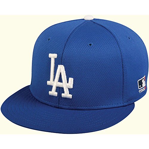 Los Angeles Dodgers MLB OC Sports Q3 Flat Brim Blue Hat Cap Adult Adjustable