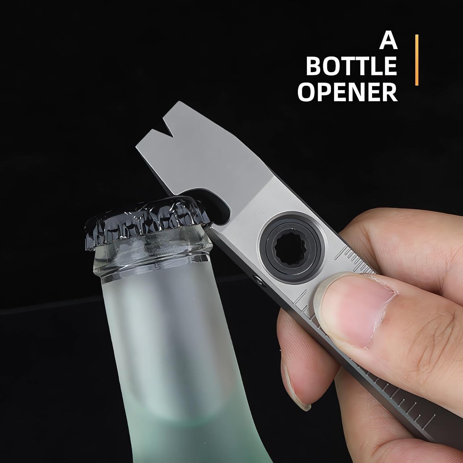 Titanium Multi-Tool Pry Bar: Compact and Versatile EDC Tool for Every Adventure