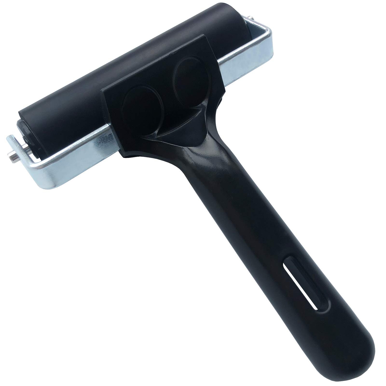Benvo Rubber Brayer 4 inch Rubber Roller for Printmaking, Painting, Applying