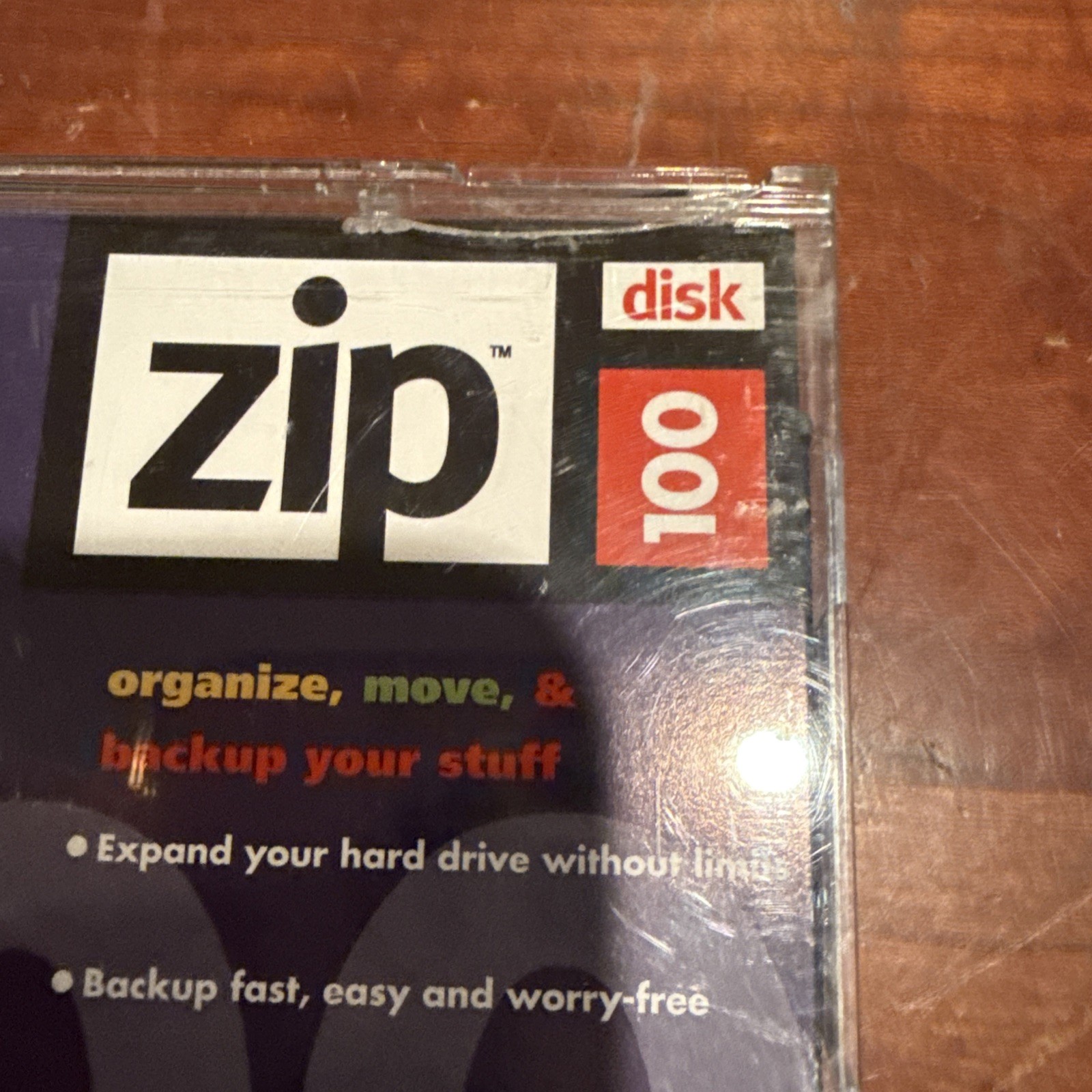 Iomega Zip Disk PC100 IBM Single Diskette 100MB Storage Capacity w Original Case