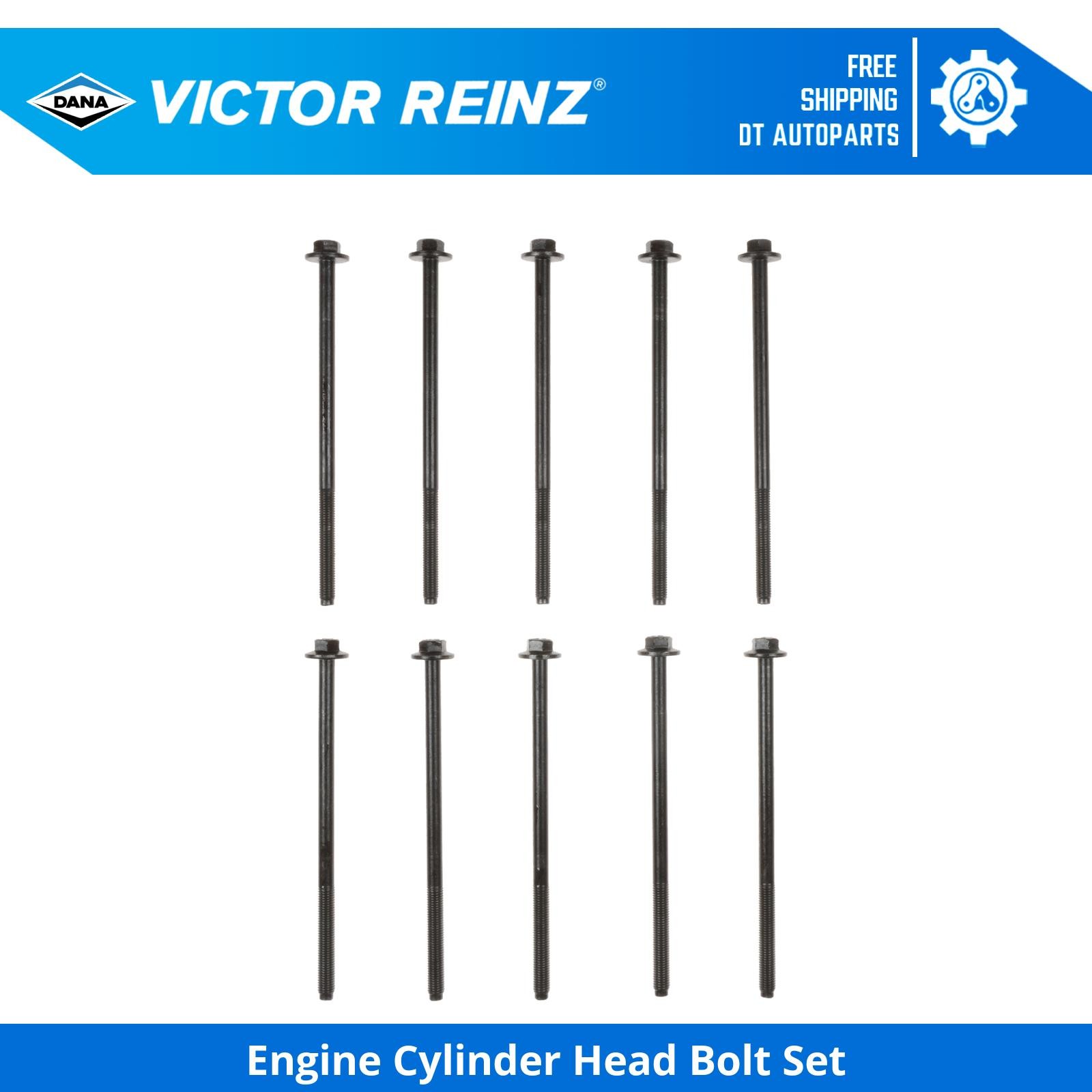 For 1994-1997 Mercury Cougar 4.6L V8 Engine Cylinder Head Bolt Set Victor Reinz