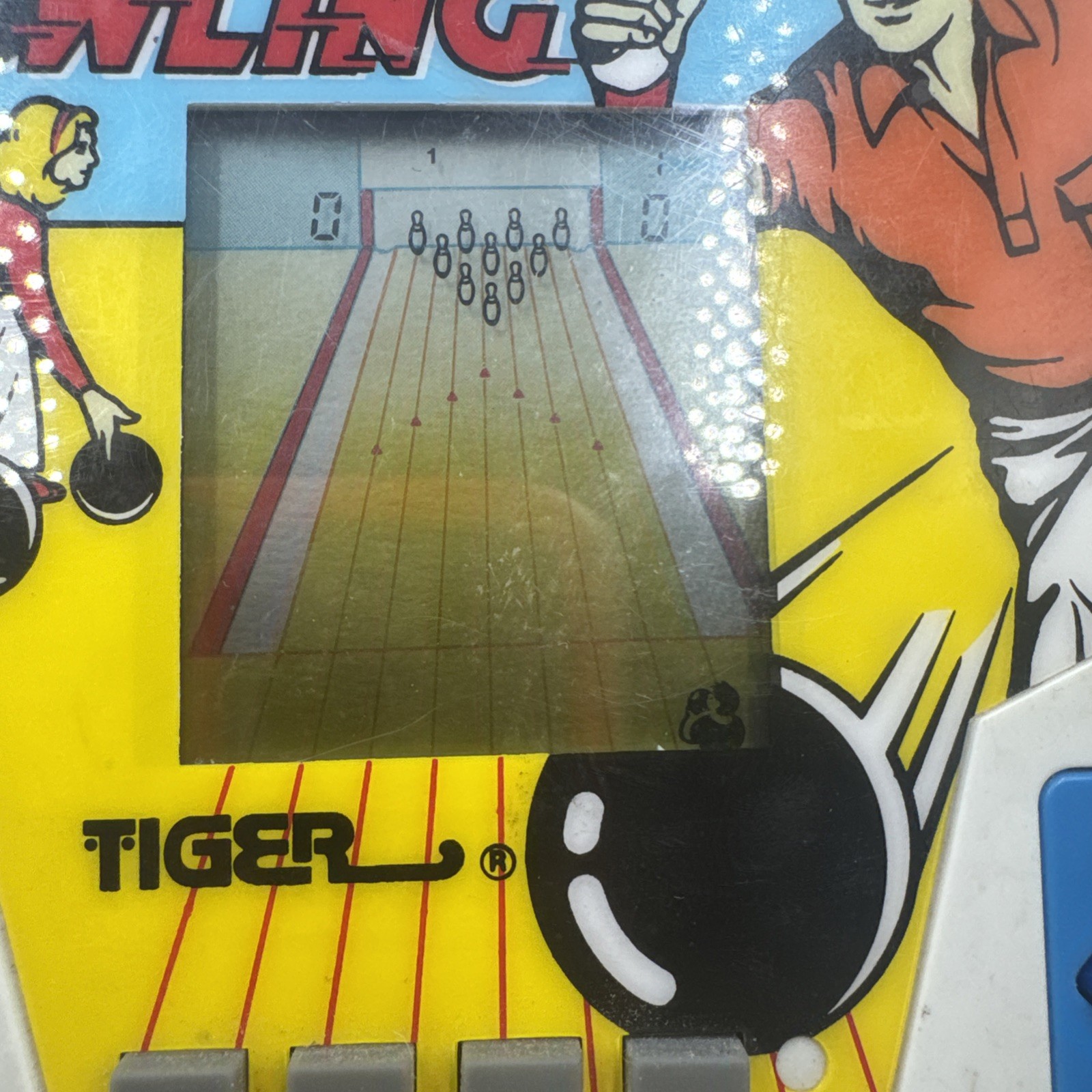 1987 Tiger Electronic Bowling Handheld Game. Tested Working