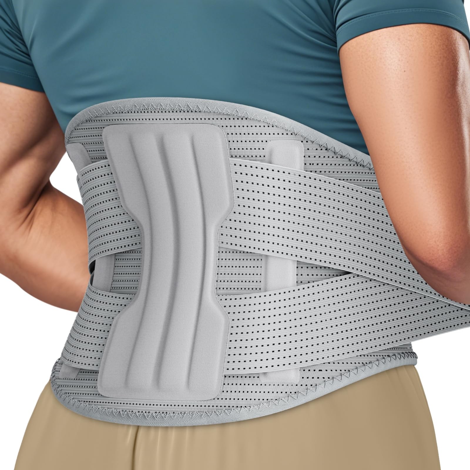 NEENCA Back Brace for Lower Back Pain Relief - Ergonomic Lumbar Support with ...