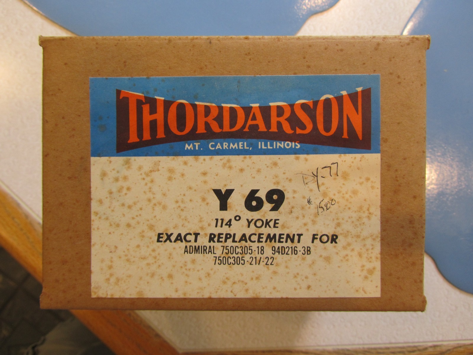 Thordarson Y69 114° Deflection Yoke NOS Vintage TV