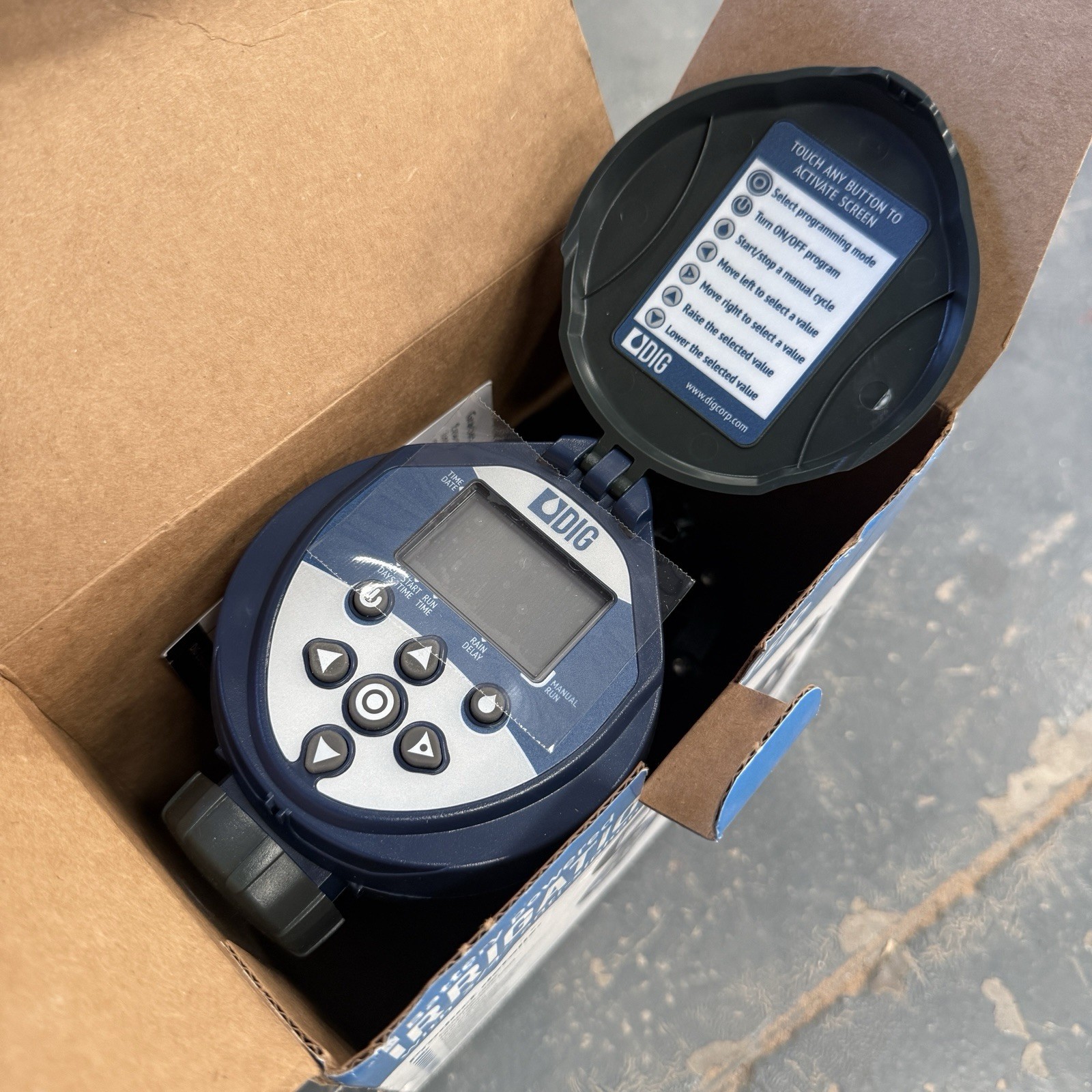 DIG RBC8000 Battery Powered Digital Controller with 3/4" Anti-Siphon Valve