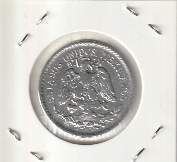 Mexico: $ 50 Cts Super Nice Silver Coin Year " 1920 "