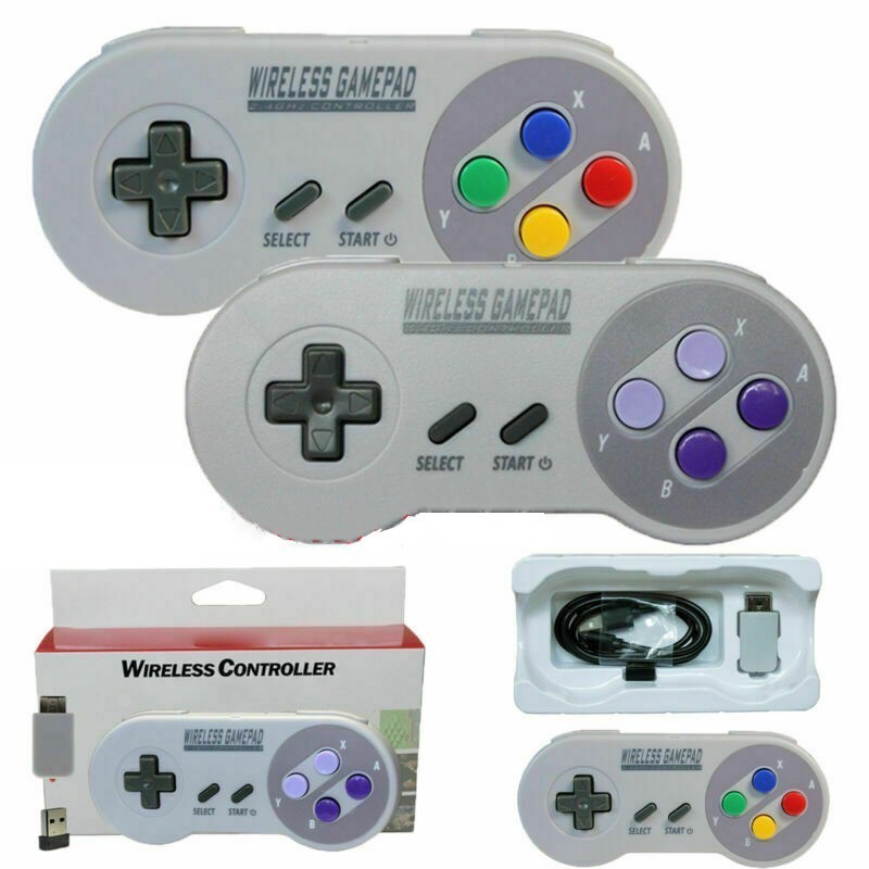 Wireless Controller Gamepad Compatible SNES / NES Classic Mini Game Console