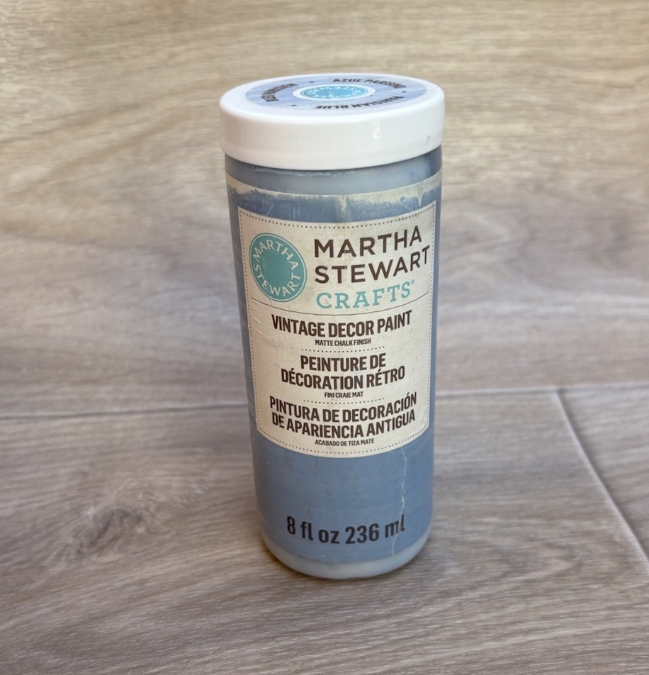 Martha Stewart Vintage Decor Parisian Blue  Matte Chalk Finish Opened Never Used