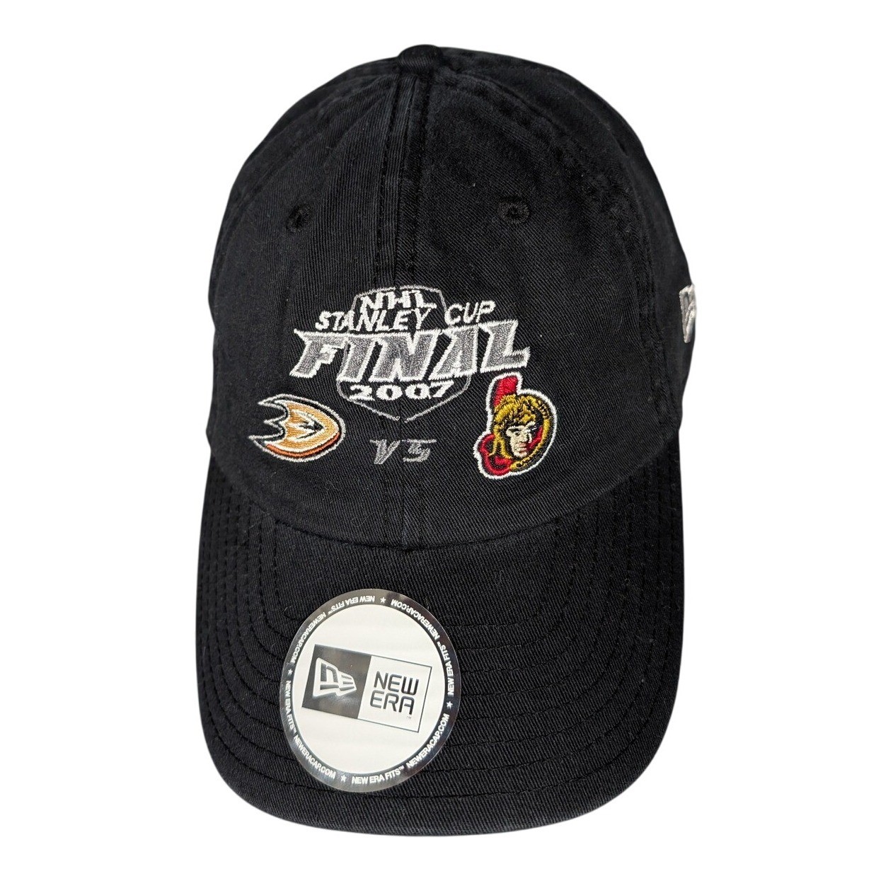 New Era NHL Stanley Cup Final 2007 Anaheim Ducks vs Ottawa Senators Black Cap