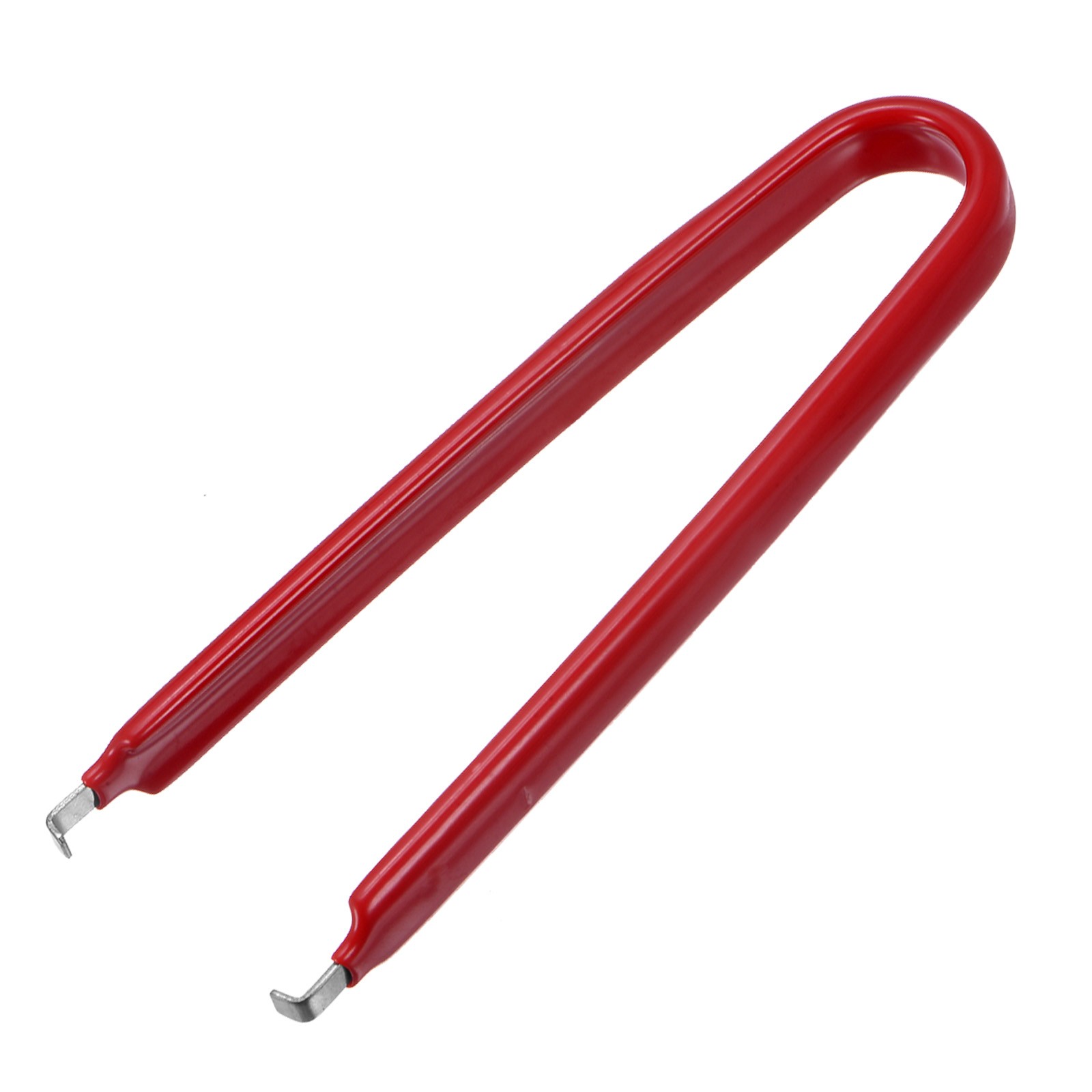 IC Puller Chip Extractor Stainless Steel with Insulated Vinyl Grip Red 1 Pcs