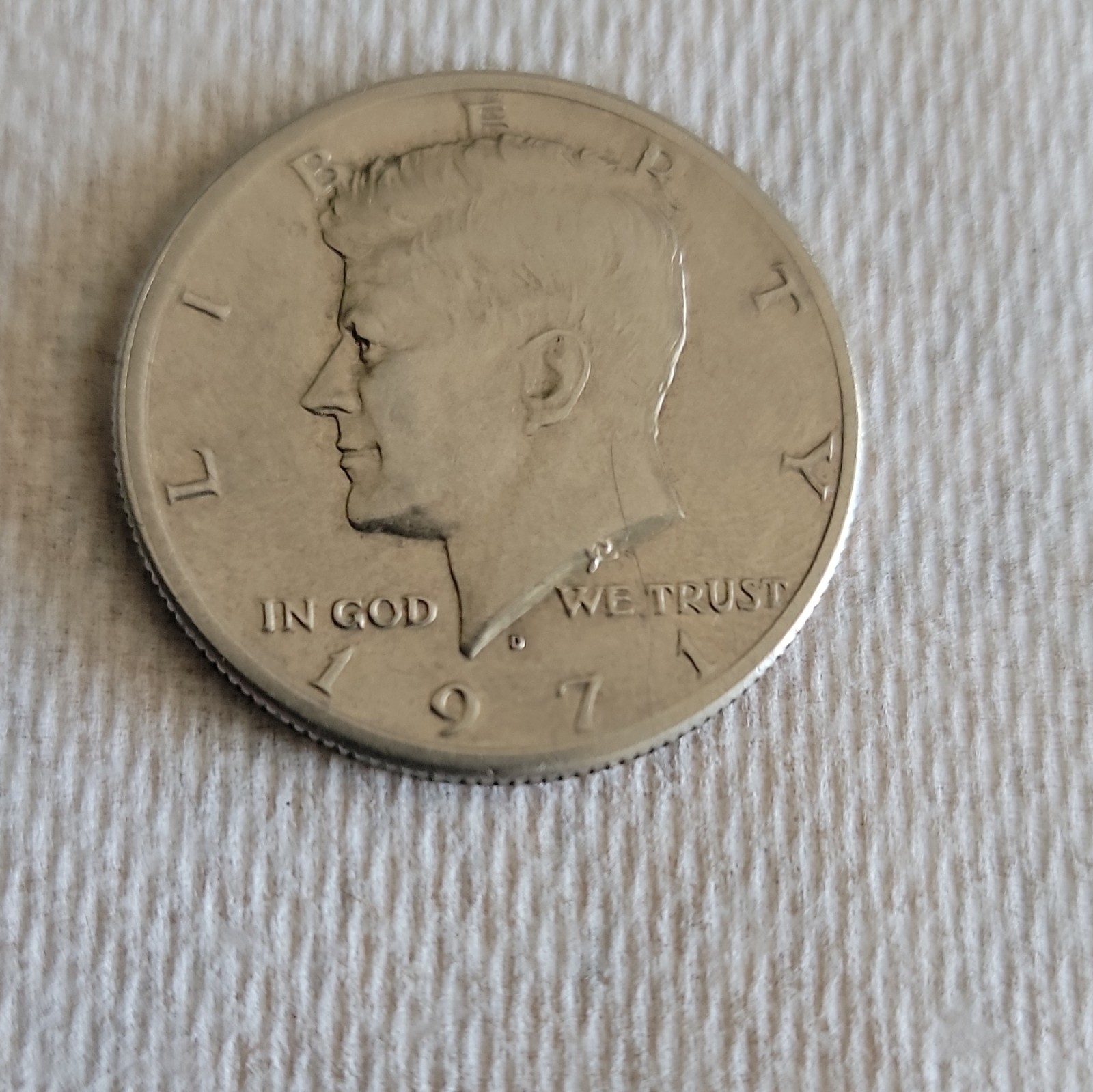 1971 Kennedy Half Dollar Denver 50C Circulated Business Strike Copper Nickel