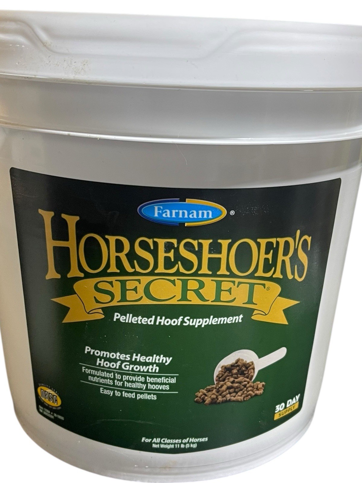 Horseshoer's Secret Pelleted Hoof Supplement 11lbs 30 Day Supply Grow Hooves