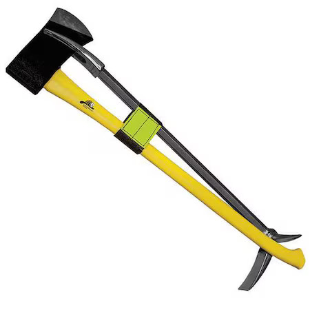 Leatherhead Tools K-Lb30-2 Irons, 30" Halligan & 6 Lb. Flat Axe W/ 36" Yellow
