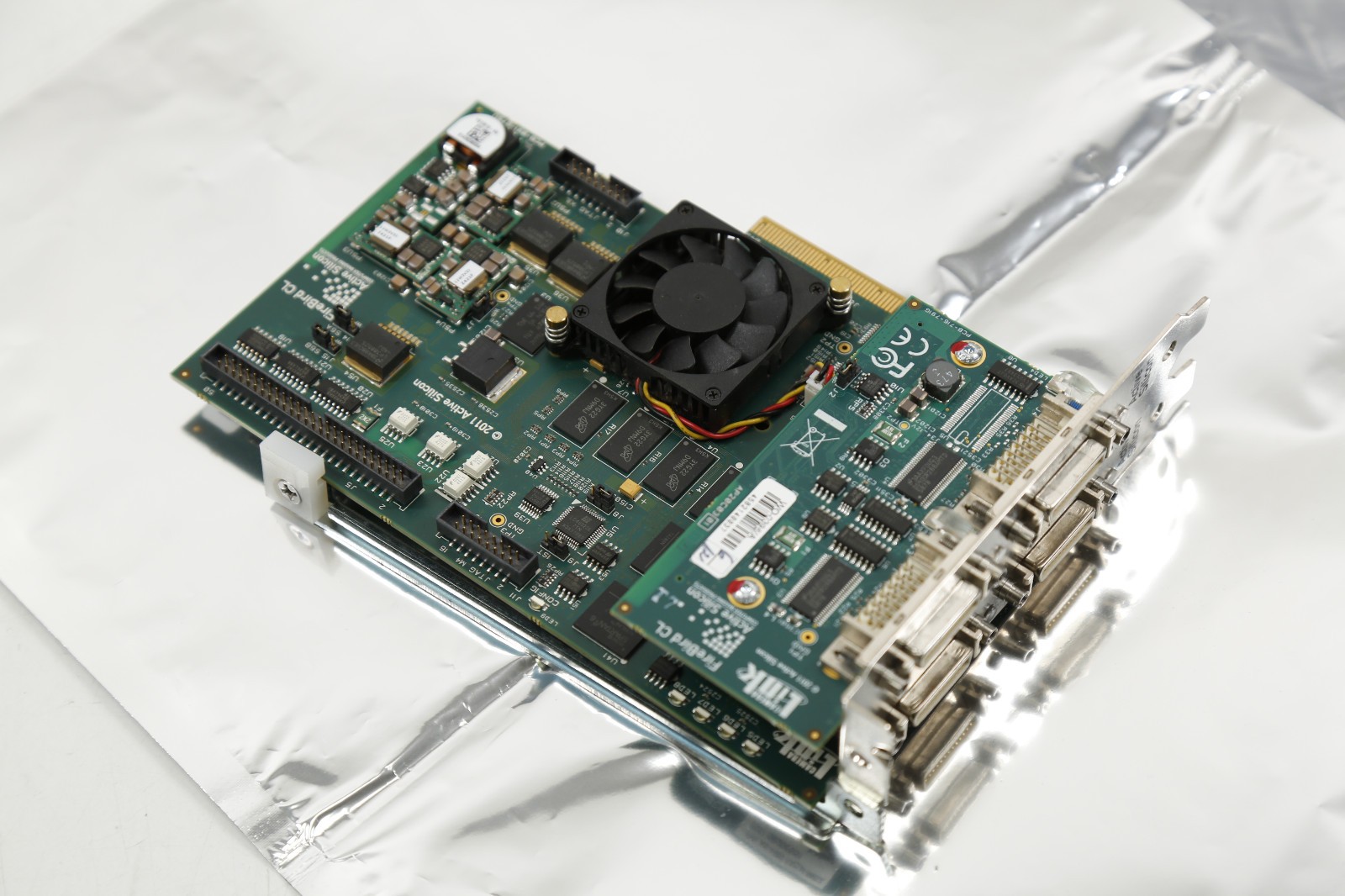 Active Silicon FireBird CL PCIE AS-FBD-2XCLM-2PE8 Quad Capture Card v2.0 Camera