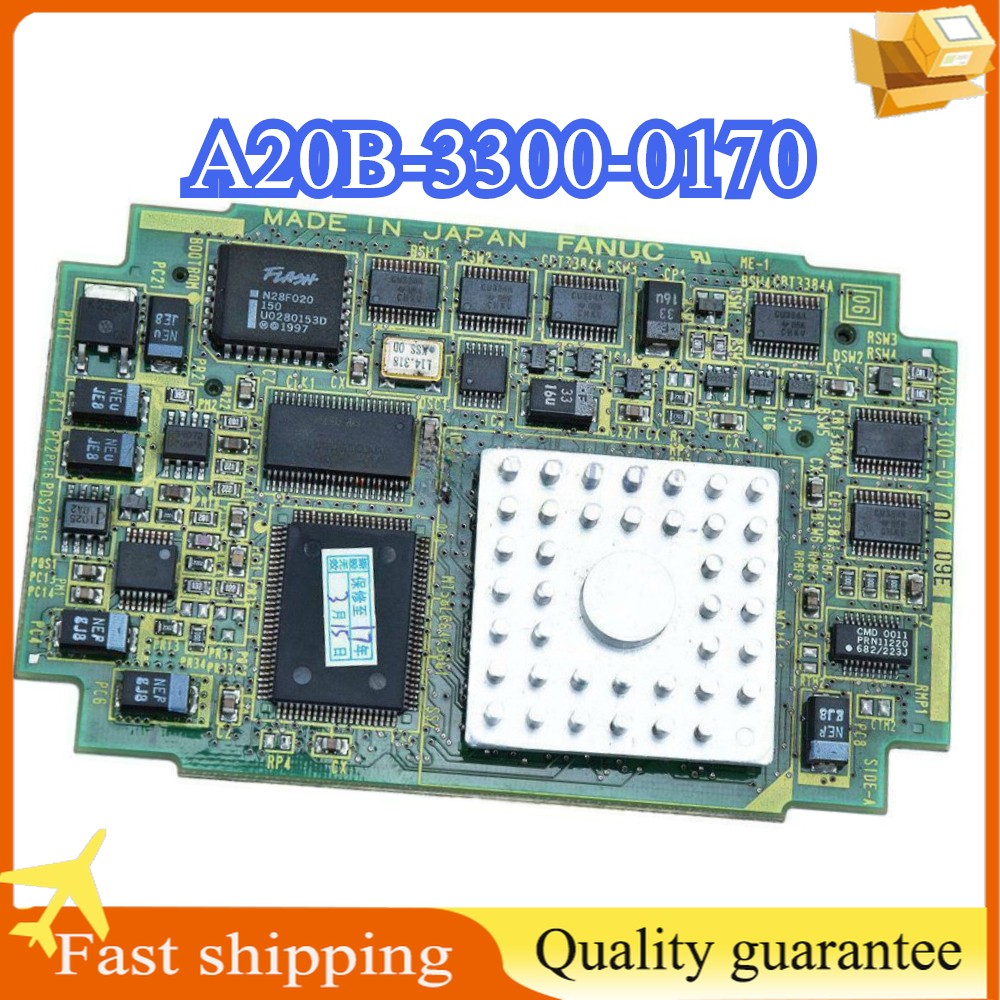ONE Used Fanuc A20B-3300-0170 CPU Card Fast Ship###