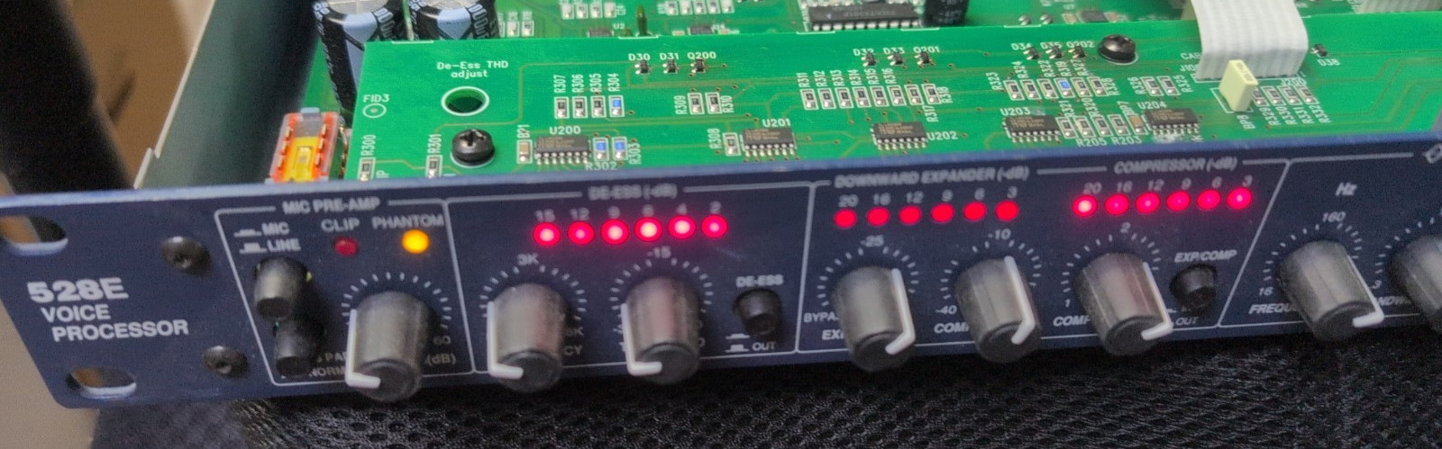 Symetrix 528E Voice Processor-Missing Top Cover