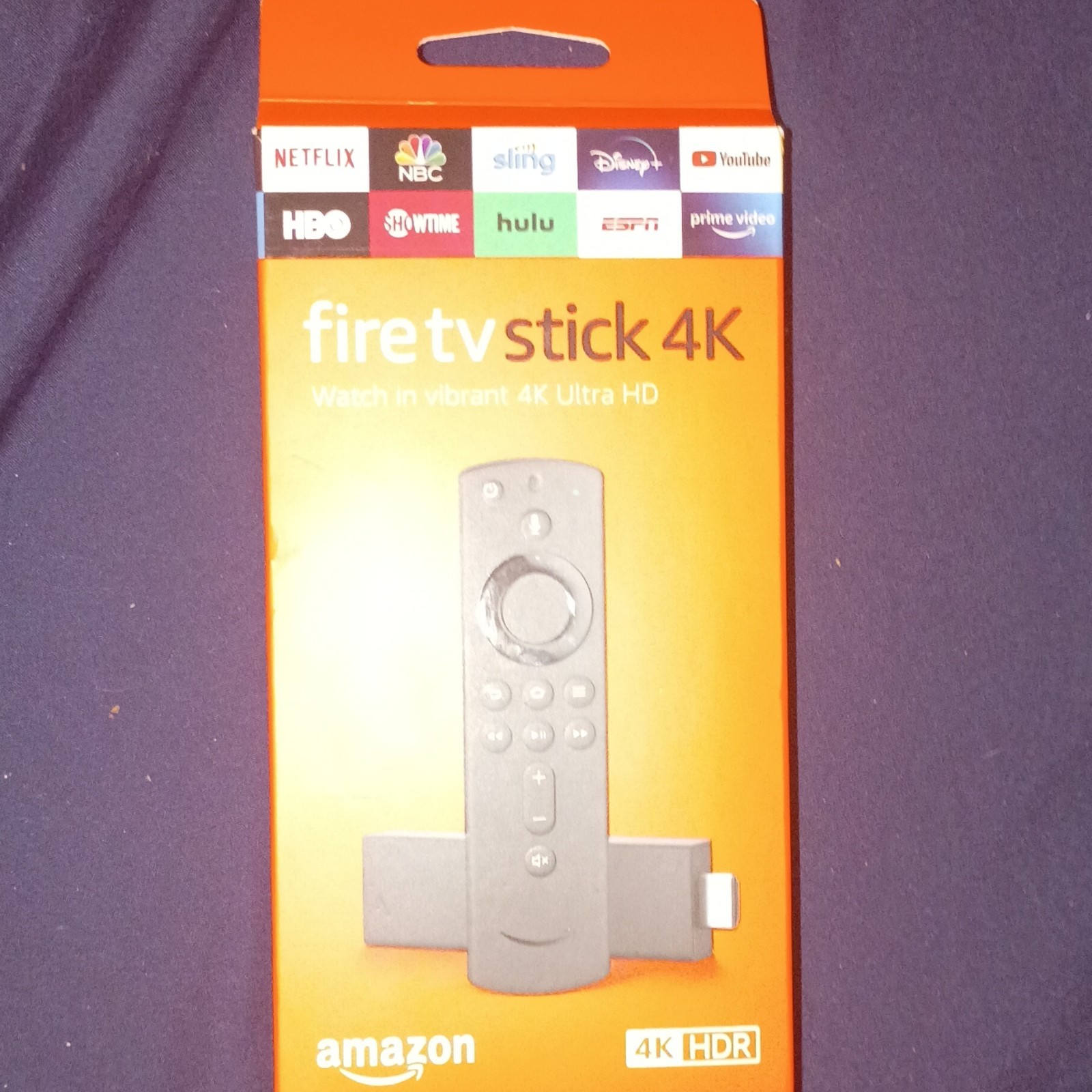 Amazon Fire TV Stick 4K Streaming Dongle 2160p 4K HDR Media Device