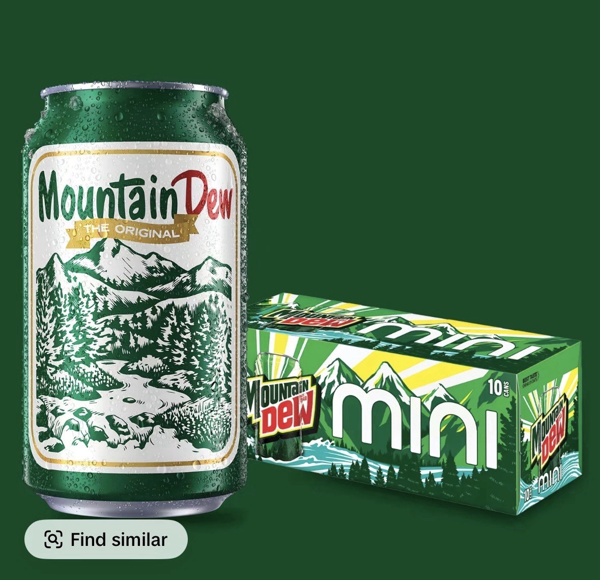 Mountain Mtn Dew Pepsi 2026 TikTok Limited Edition of 1948 Can American Original