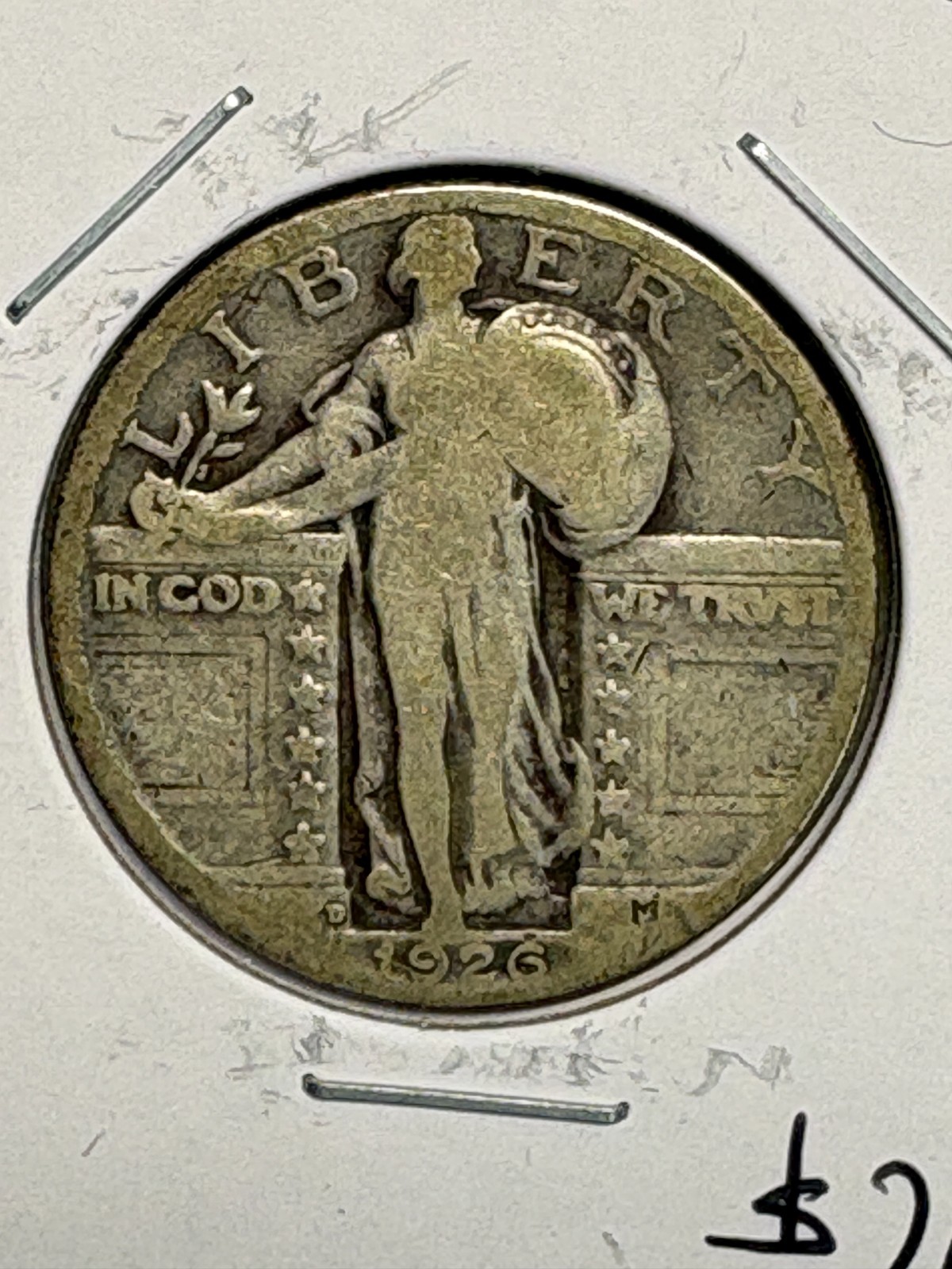 1926-D Standing Liberty Quarter VG