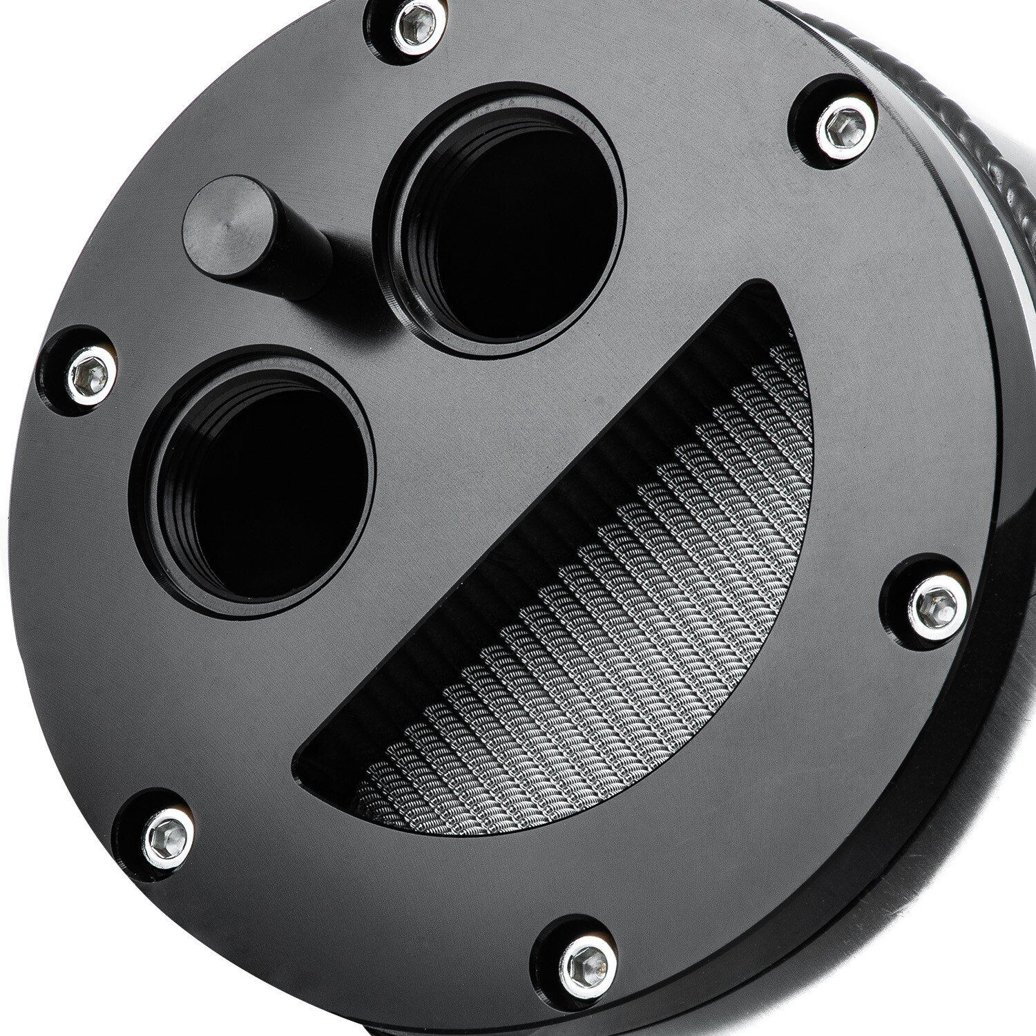 Universal Baffled Catch Can Assembly 12695- Open Loop Aluminum