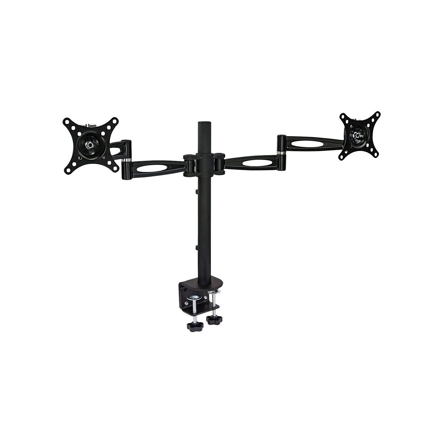Mount-It! Dual Monitor Desk Mount 13" To 27" Monitors - Black (MI-725), New