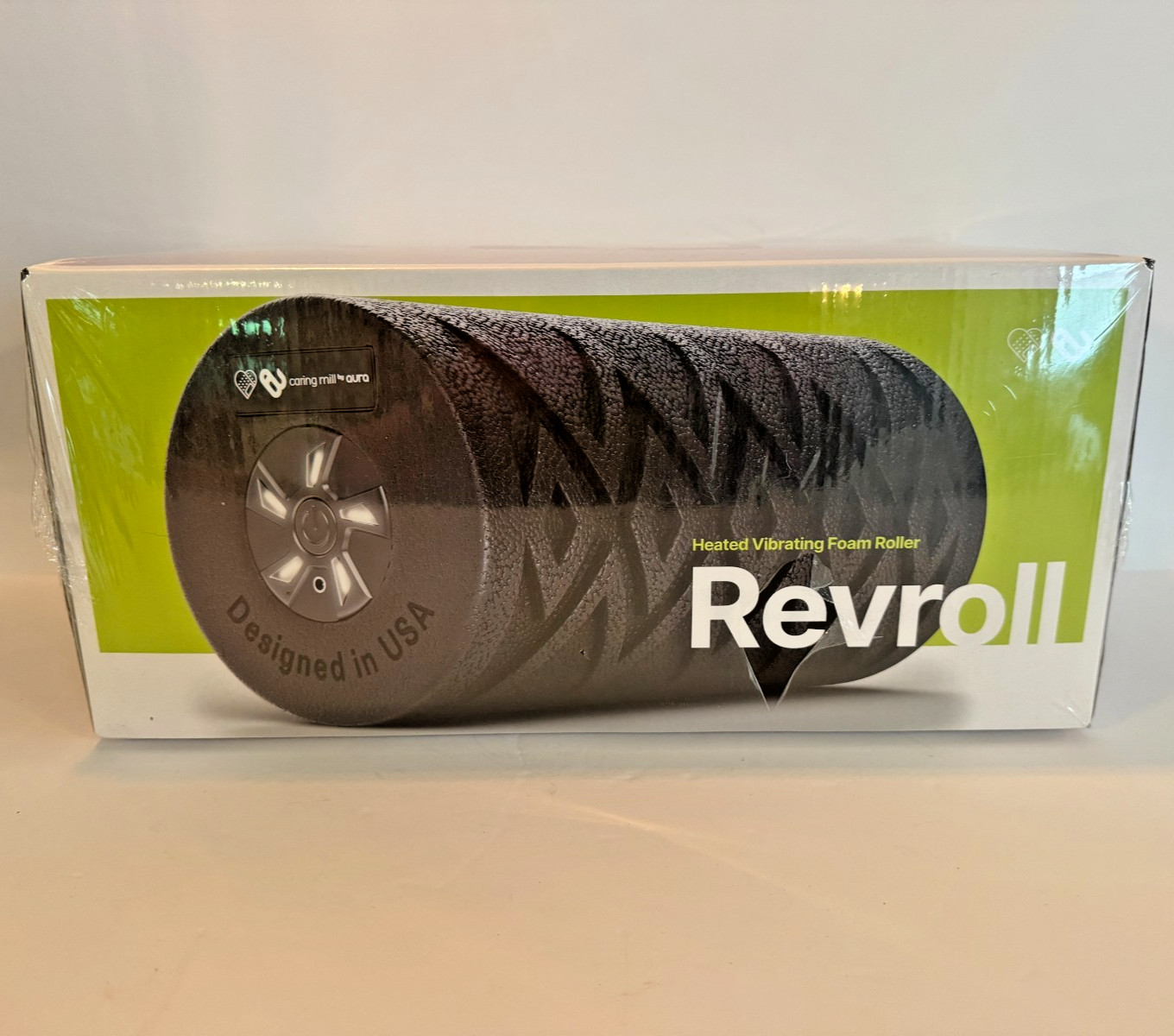 Aura Revroll Heated Vibrating Foam Roller Bluetooth MG40 Recovery Massage NIB