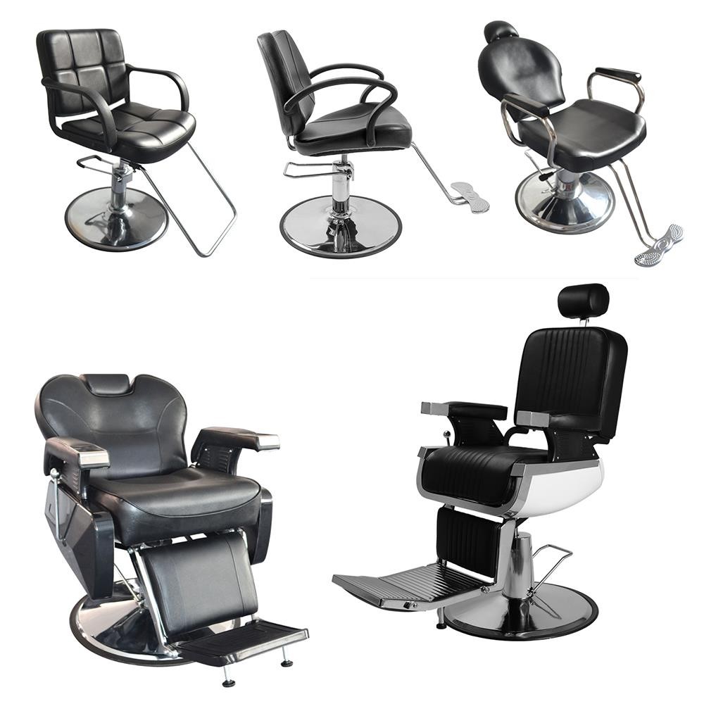Heavy-duty Black Hydraulic Barber Chair Hair Beauty Salon Equipment