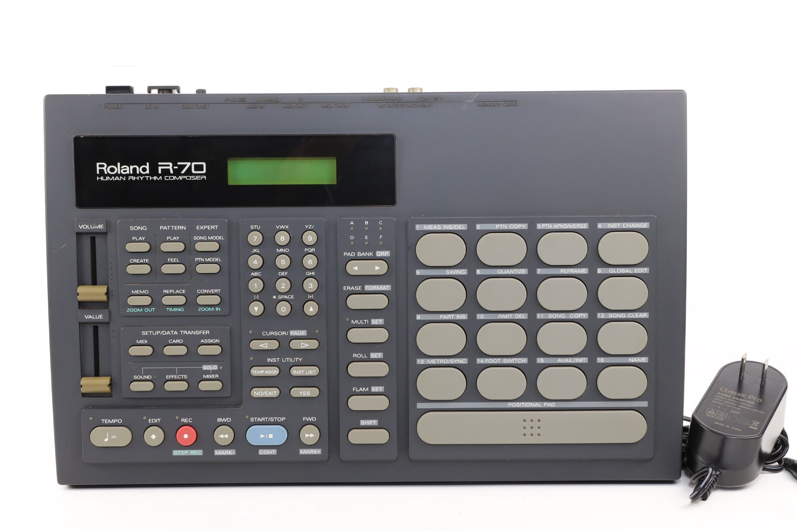 Repaired Roland R-70 R70 Human Rhythm Composer Drum Machine New Internal Battery