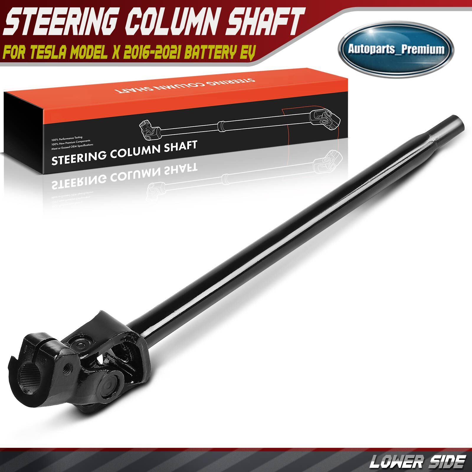 Lower Side Steering Shaft for Tesla Model X 2016 2017 2018 2019-2021 102782100B
