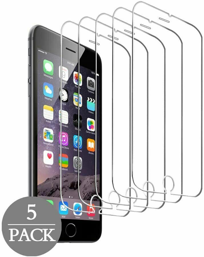 5X  For Apple iPhone SE 2020 2nd Tempered Glass Premium Screen Protector