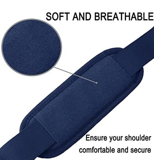 Askuko Shoulder Strap, Universal Adjustable 56 Inch Shoulder Belt Blue