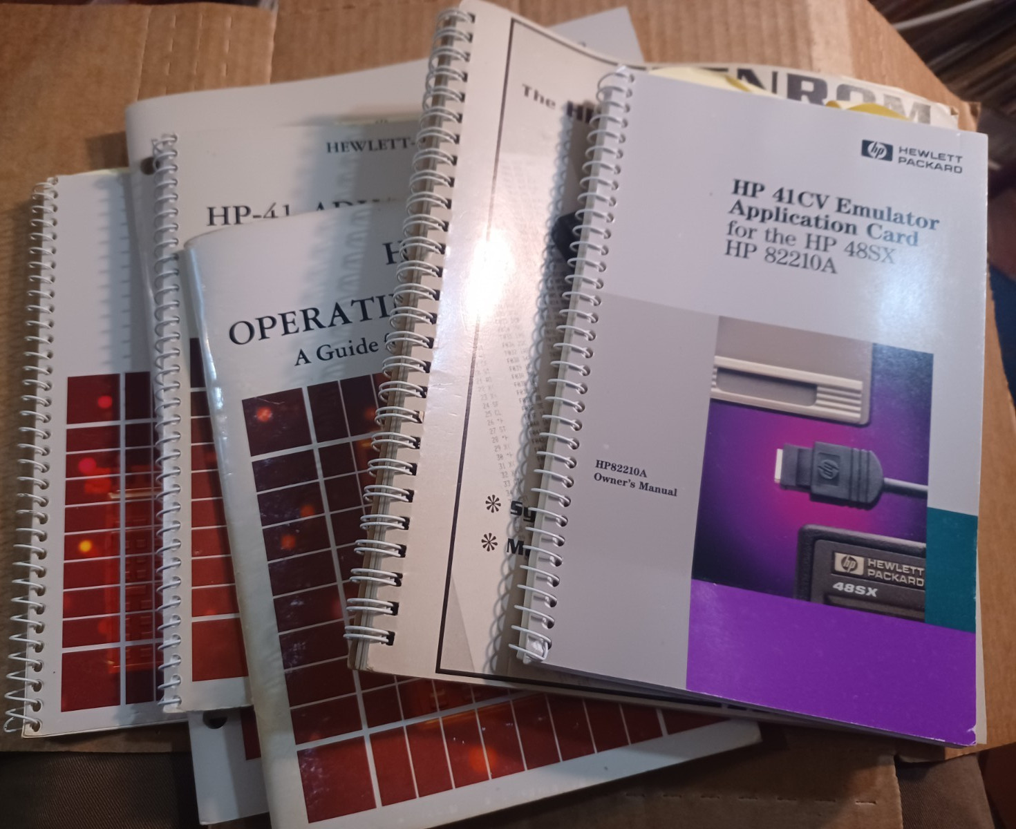 Lot Of 6 HP-41 Manuals And Guides, Hewlett-Packard