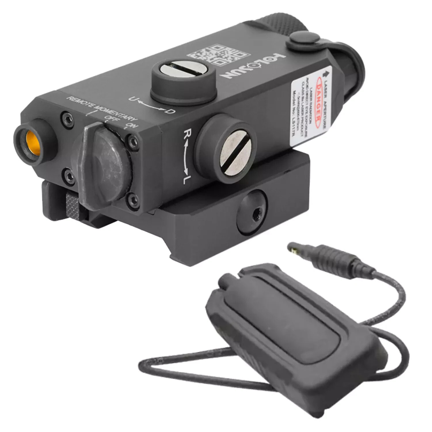 Holosun LS117R Collimated Red Laser with QD Release Mount
