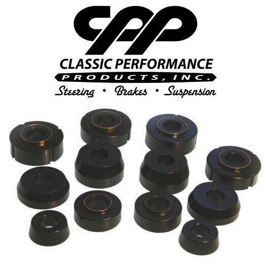 Prothane 6-110-BL 1966-79 F100 F150 F250 F350 2WD Cab Mount Bushing Kit Black
