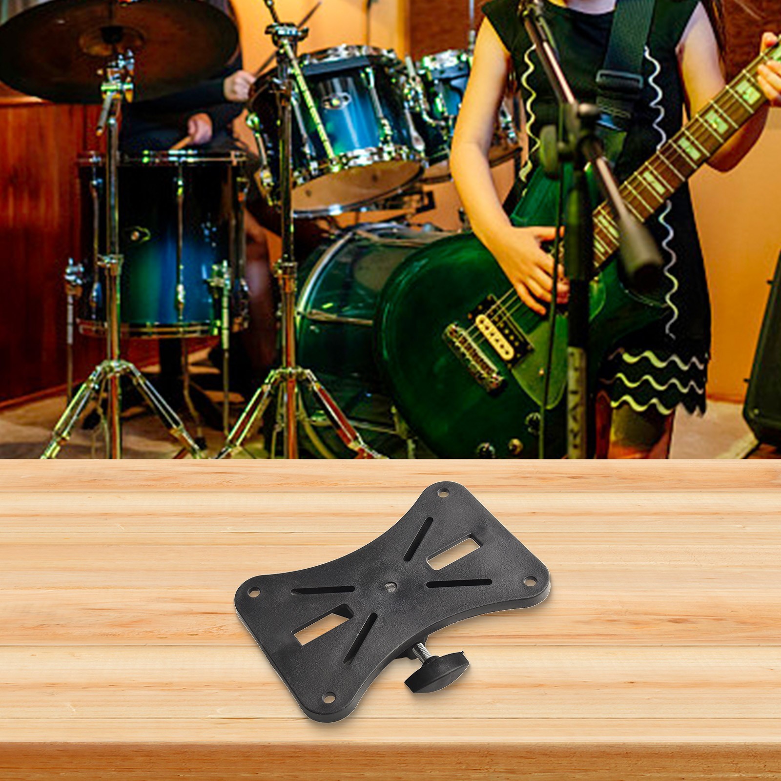 Rotatable 35mm plastic Mount Tripod Pole DJ Speaker Stand Adapter Top Cap Tray