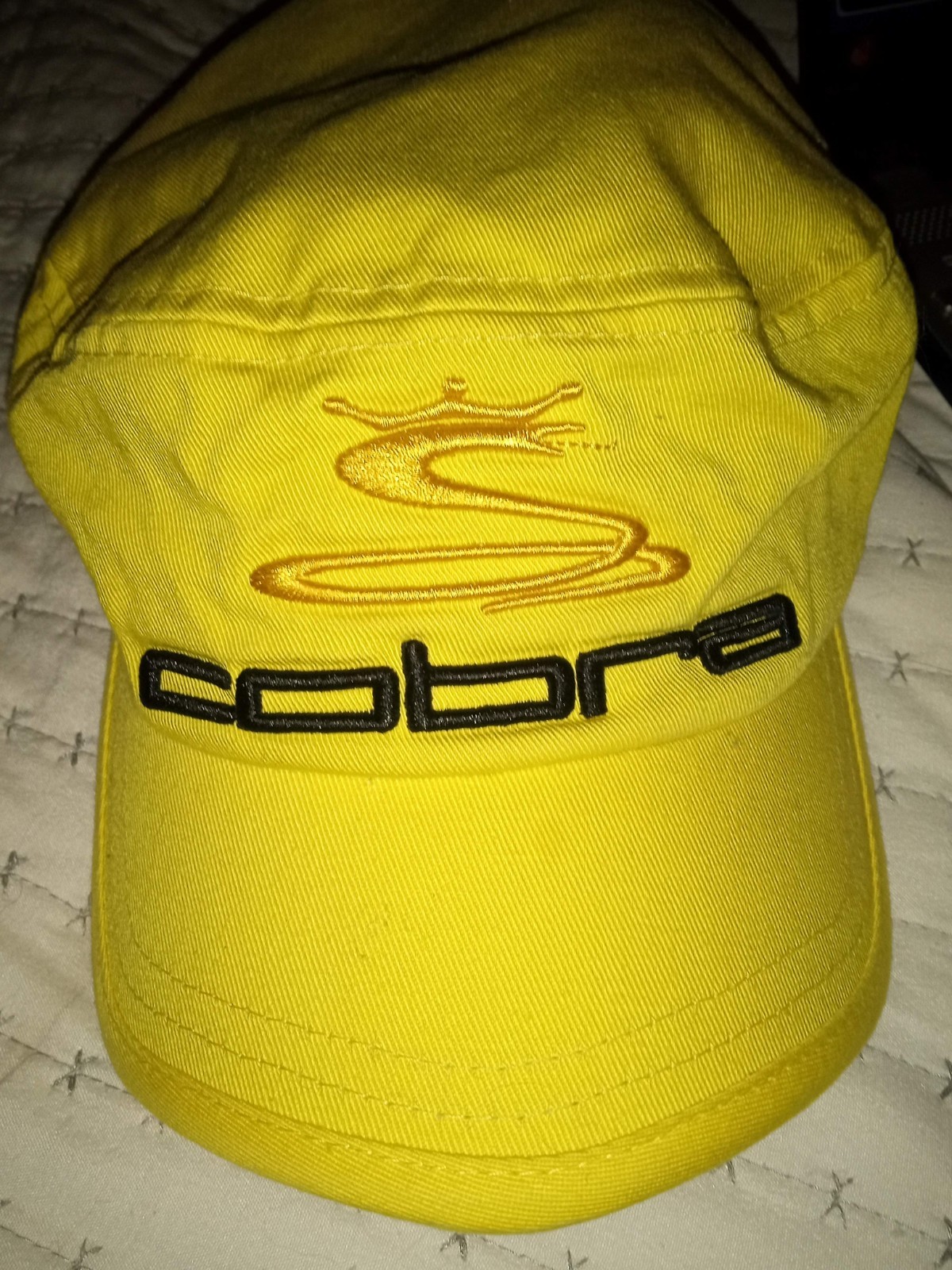 FJ Cobra Pro V1 cap Yellow