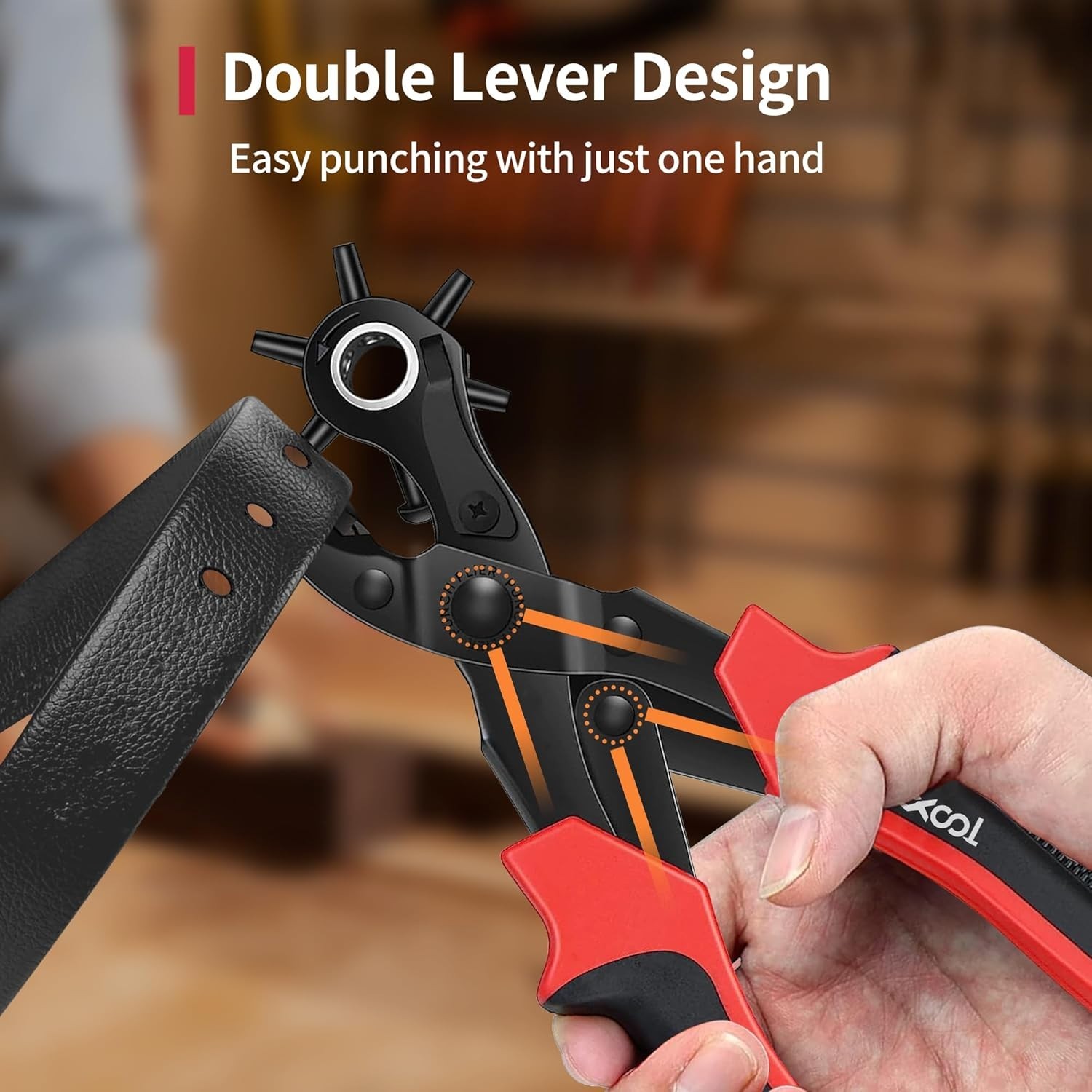 Multi-Function Revolving Punch Tool - Craft Kit with Easy Maintenance Features