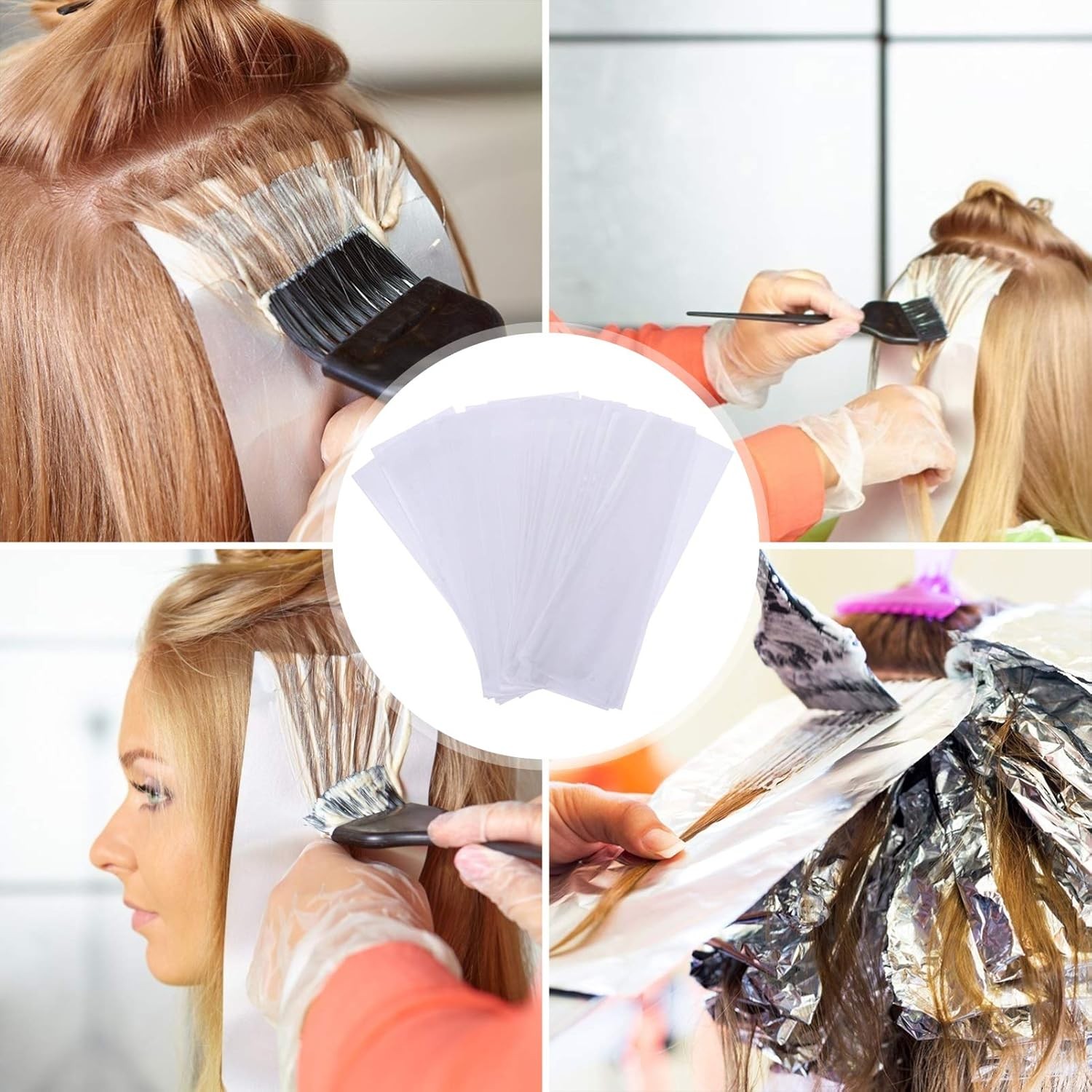200 Sheets Hair Dye Paper Release Salon Tool Hairdressing Tool...